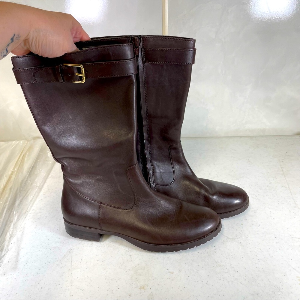 Lauren Ralph Lauren Brown Heeled Boots